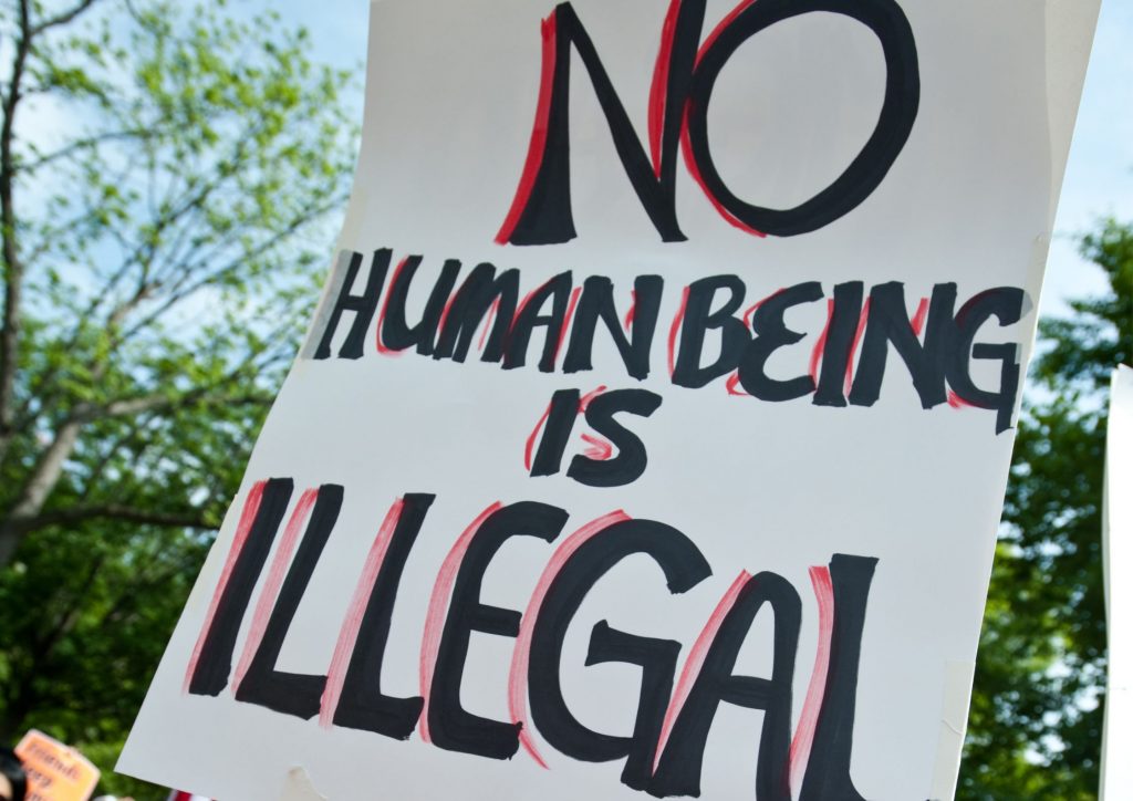 NO HUMANS BEING IS ILLEGAL